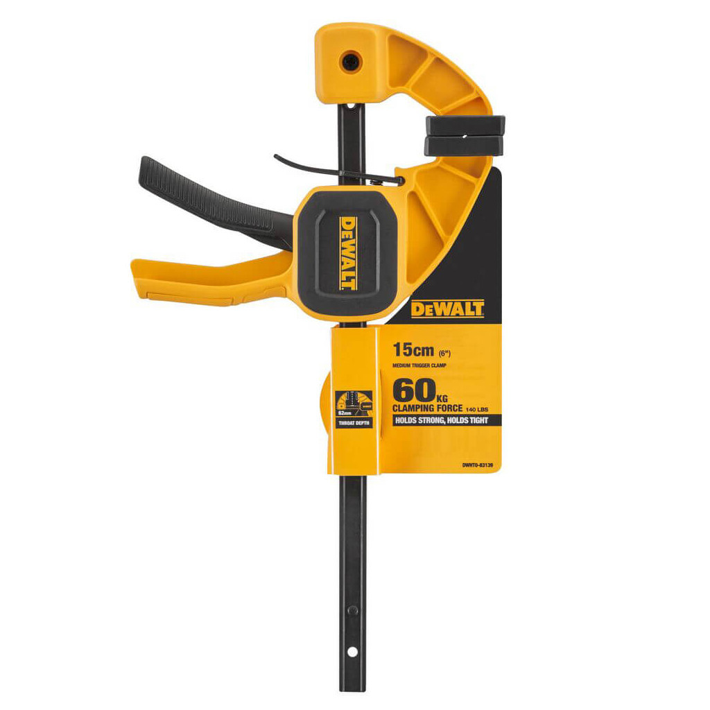 Струбцина DeWALT "M" тригерна (швидкозатискна), 150мм, тиск 63 кг. (DWHT0-83139) - зображення 3