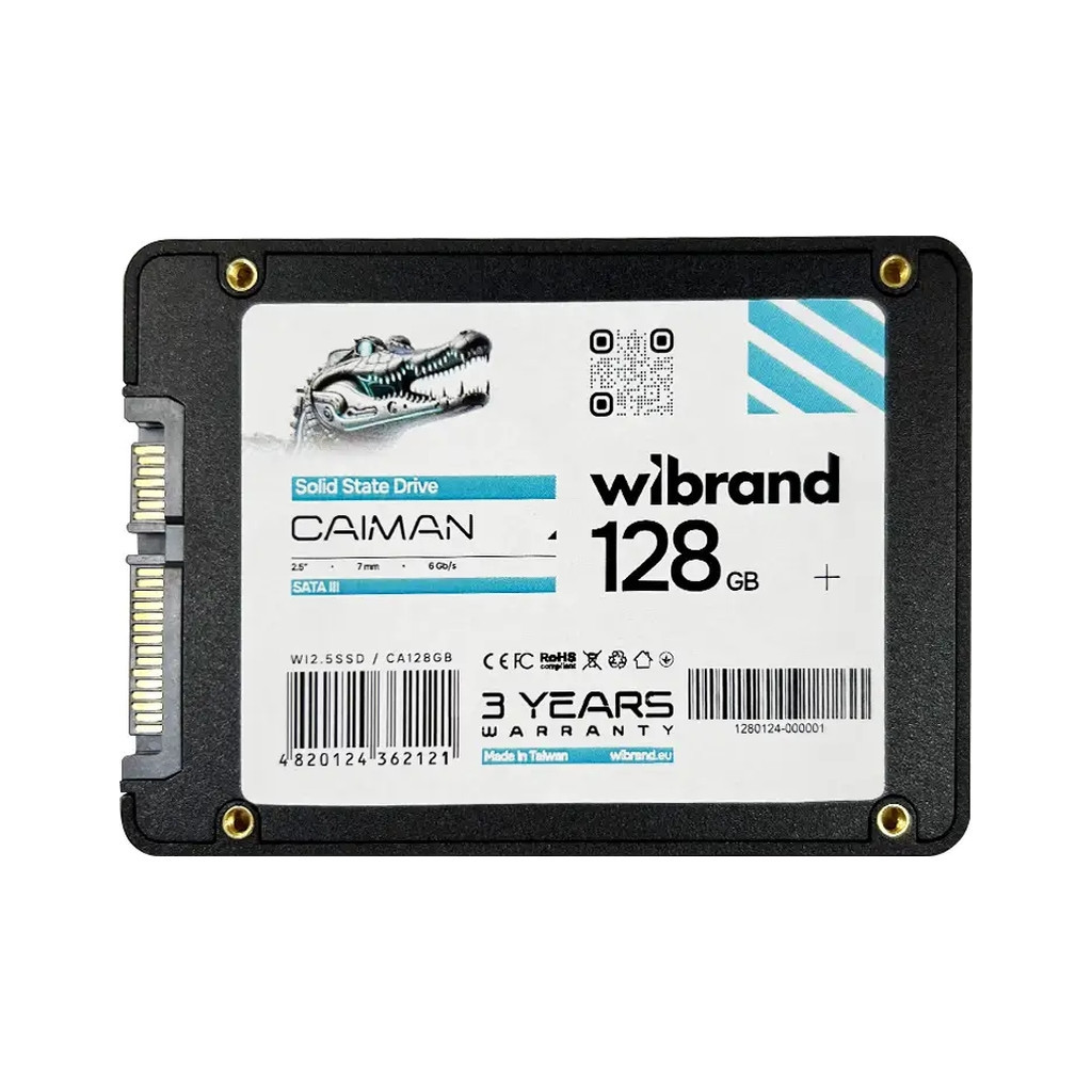 Накопичувач SSD 2.5" 128GB Caiman Wibrand (WI2.5SSD/CA128GB) - зображення 2