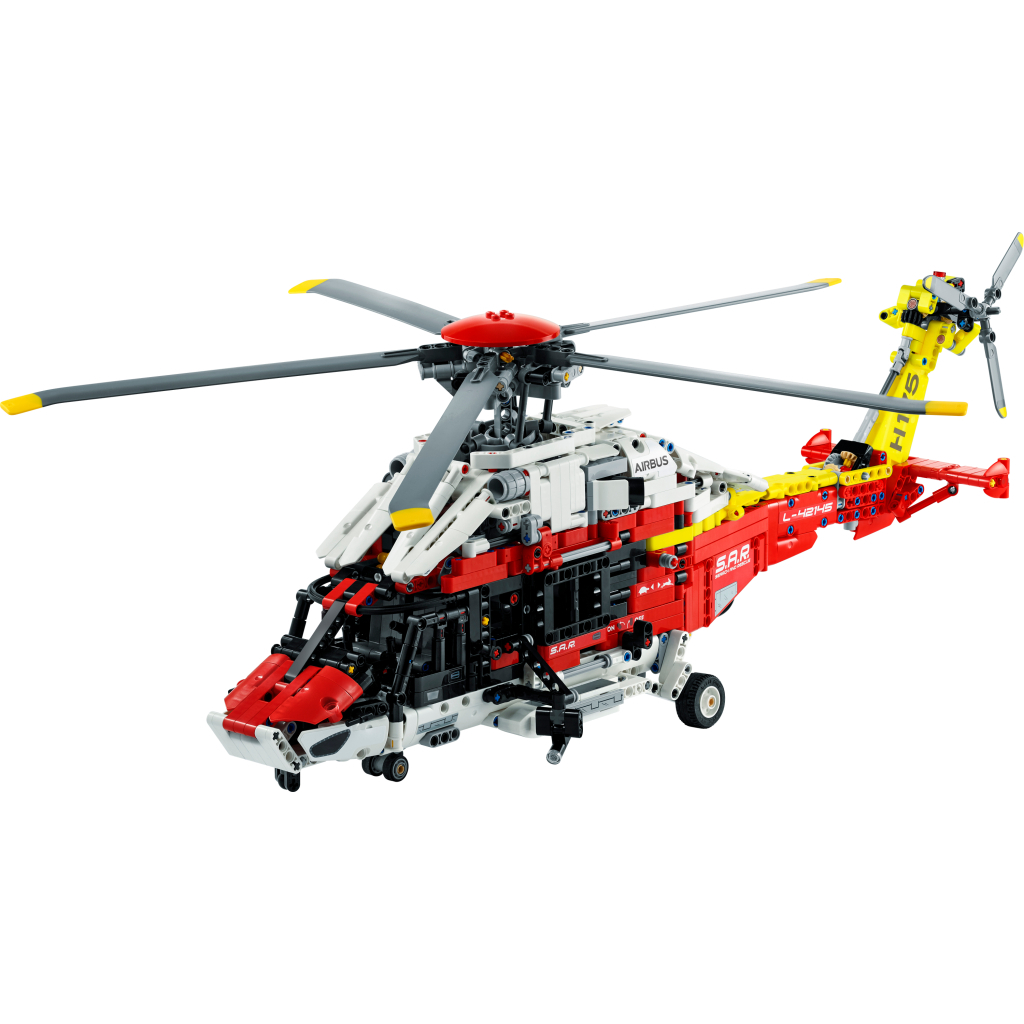 Конструктор LEGO Technic Рятувальний гелікоптер Airbus H175 2001 деталь (42145) - зображення 6