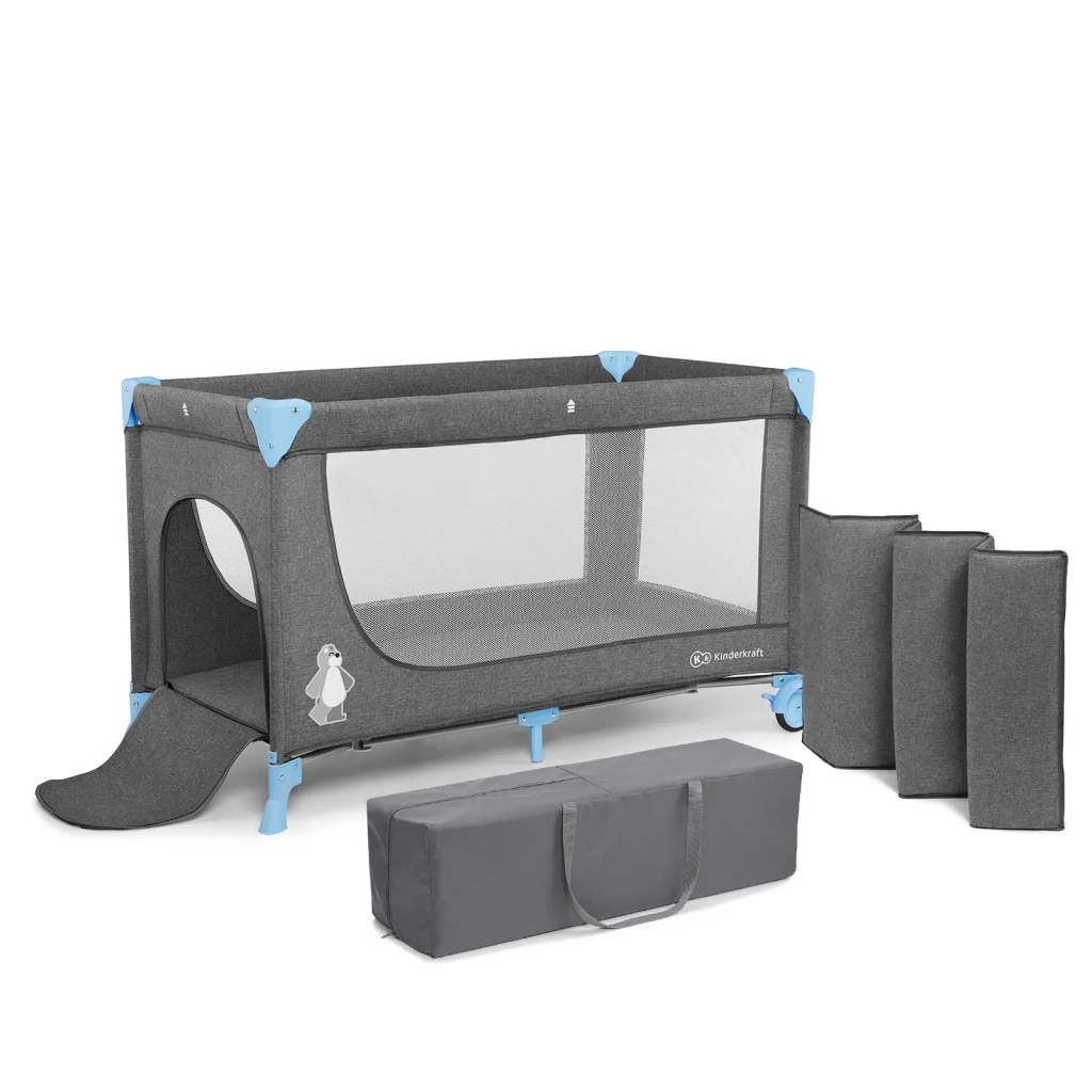 Ліжечко Kinderkraft манеж Joy Blue (5902533911271) - зображення 8