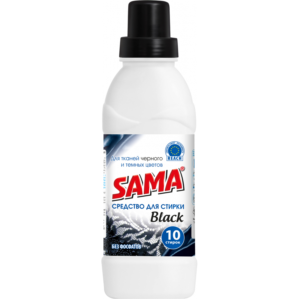 Гель для прання Sama Black 500 мл (4820020261412) - изображение 1