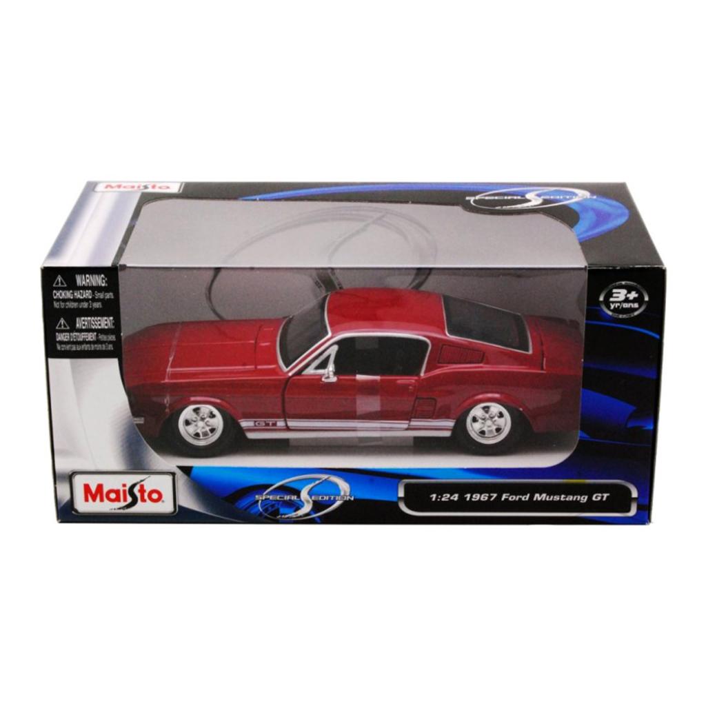 Машина Maisto 1967 Ford Mustang GT червоний (1:24) (31260 red) - зображення 5