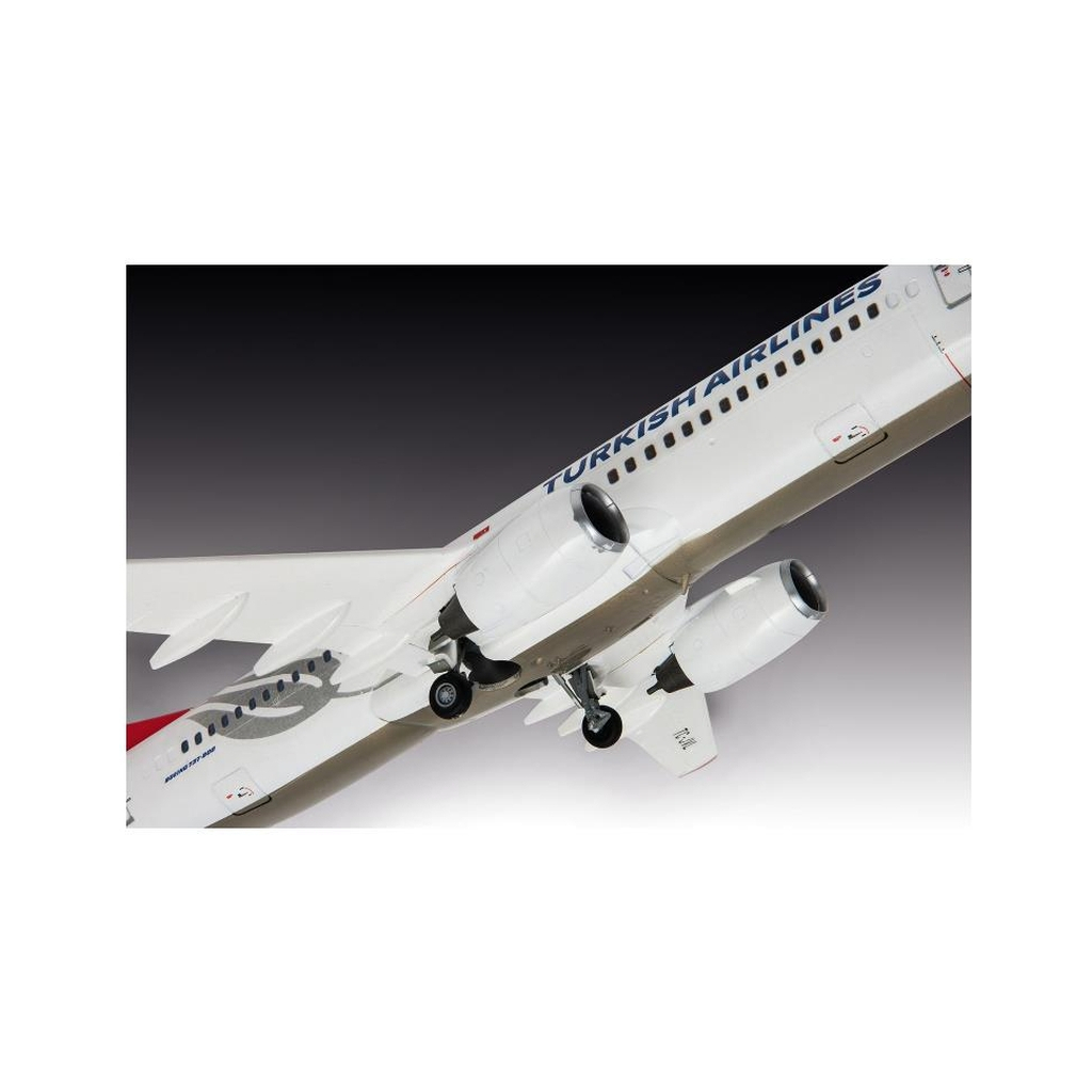 Збірна модель Revell набір Літак Boeing 737-800 "Turkish Airlines", рівень 4, 1:144 (RVL-63772) - picture 5