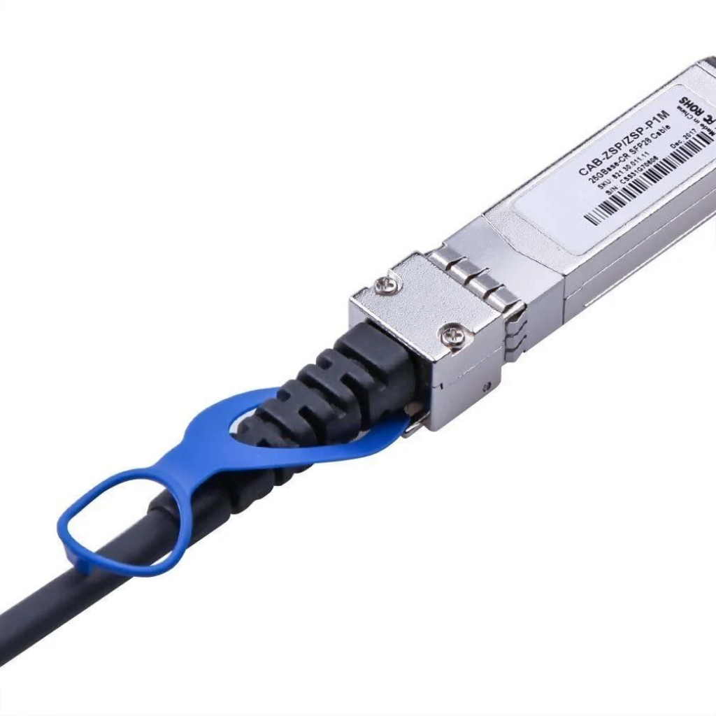 Оптичний патчкорд Alistar SFP28 to SFP28 25G Directly-attached Copper Cable 1M (DAC-SFP28-1M) - изображение 3