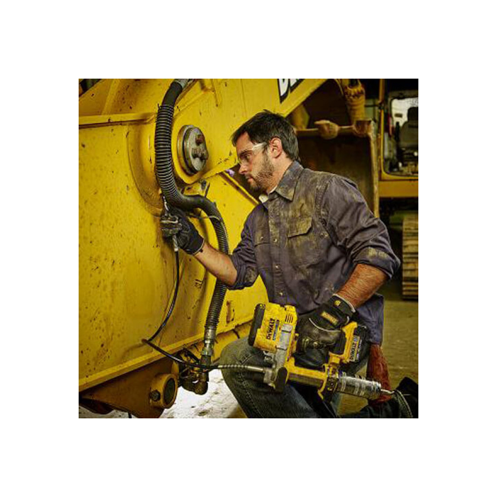 Шприц для мастила DeWALT 18В XR Li-lon, 147.87 мл/хв, 3.63 кг, (без АКБ та ЗП) (DCGG571NK) - зображення 3