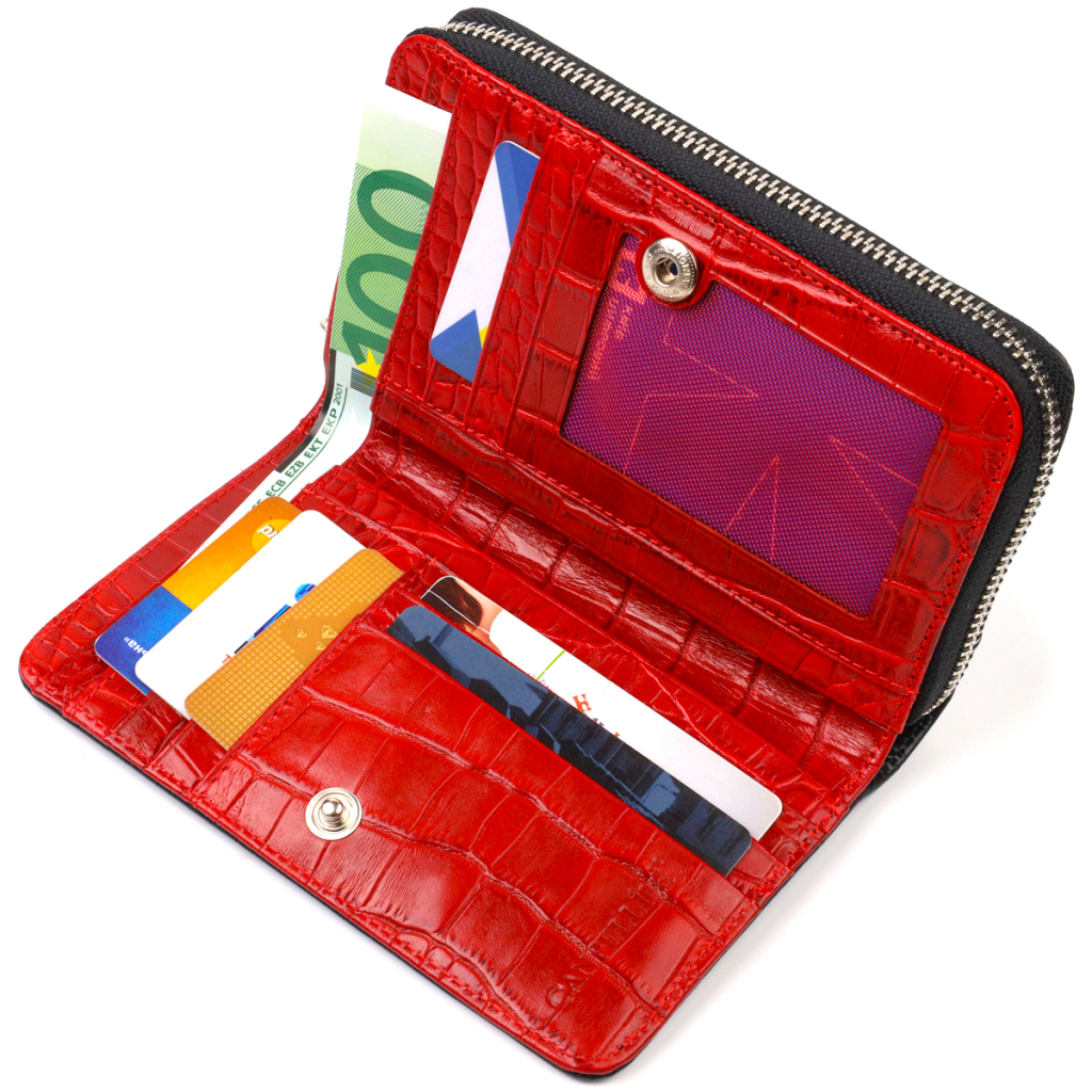 Портмоне Canpellini З натуральної шкіри Чорне (21911) - зображення 5