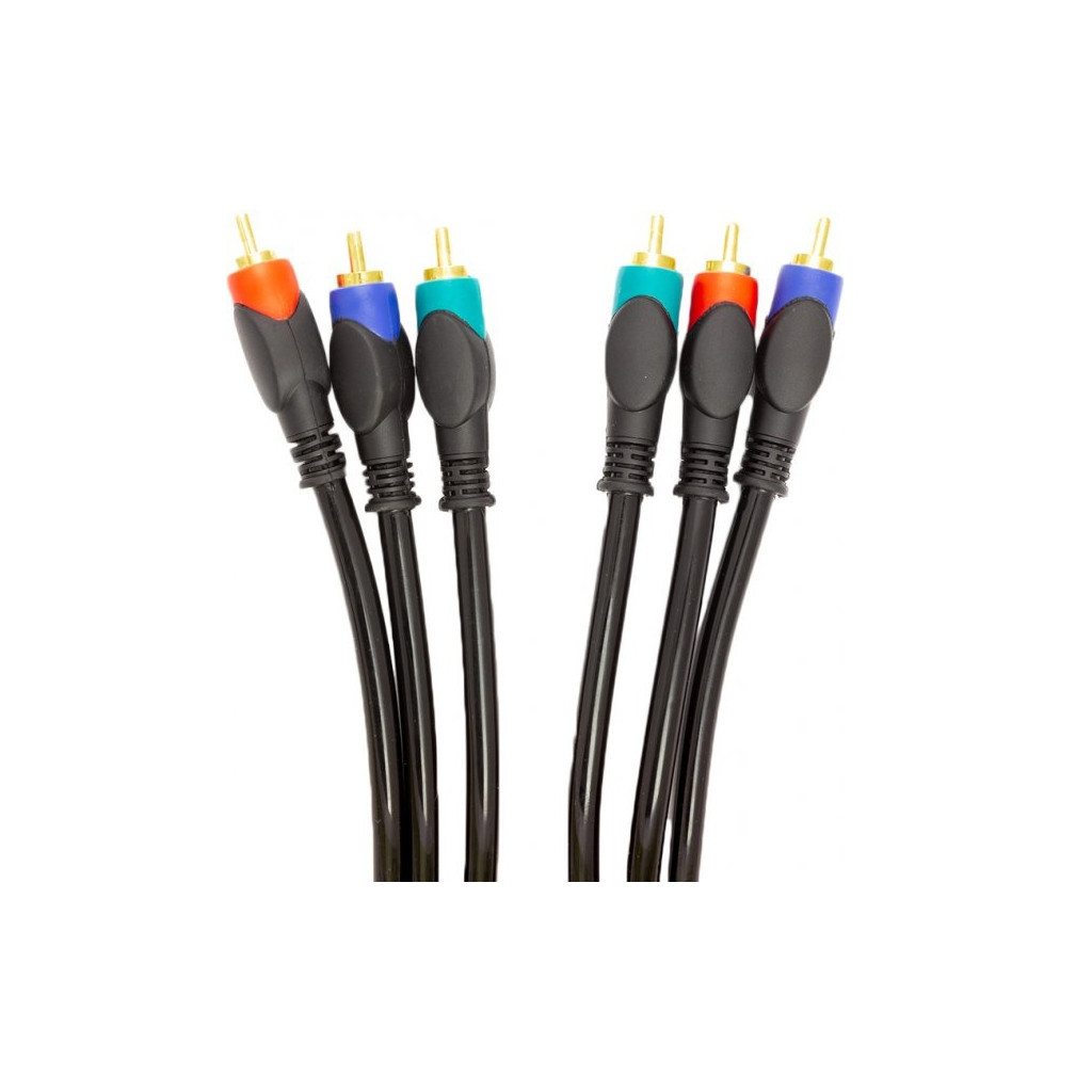 Кабель мультимедійний 3xRCA M to 3xRCA M 3.0m PowerPlant (CA911738) - зображення 1