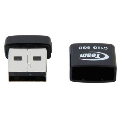 USB флеш накопичувач Team 8GB C12G Black USB 2.0 (TC12G8GB01) - зображення 4