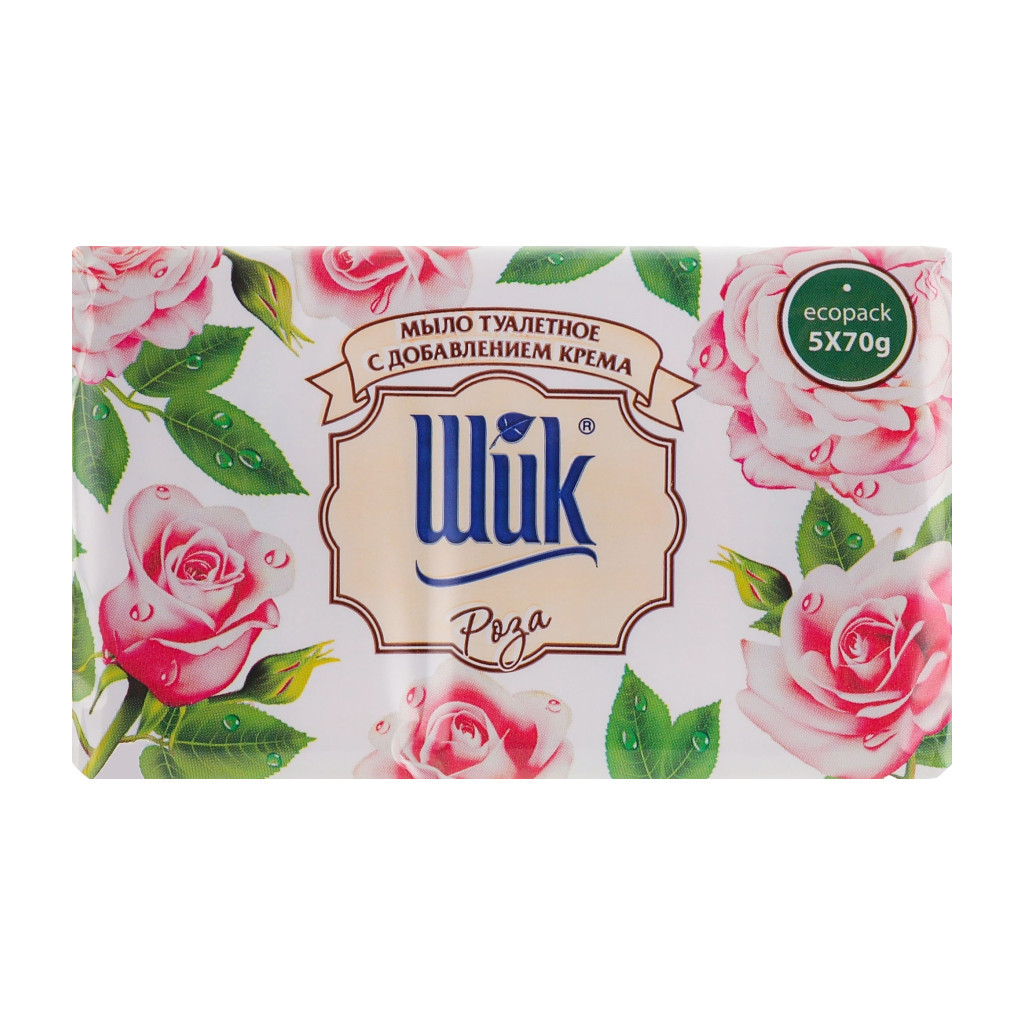 Тверде мило Shik Троянда 5 х 70 г (4820023360419) - зображення 1