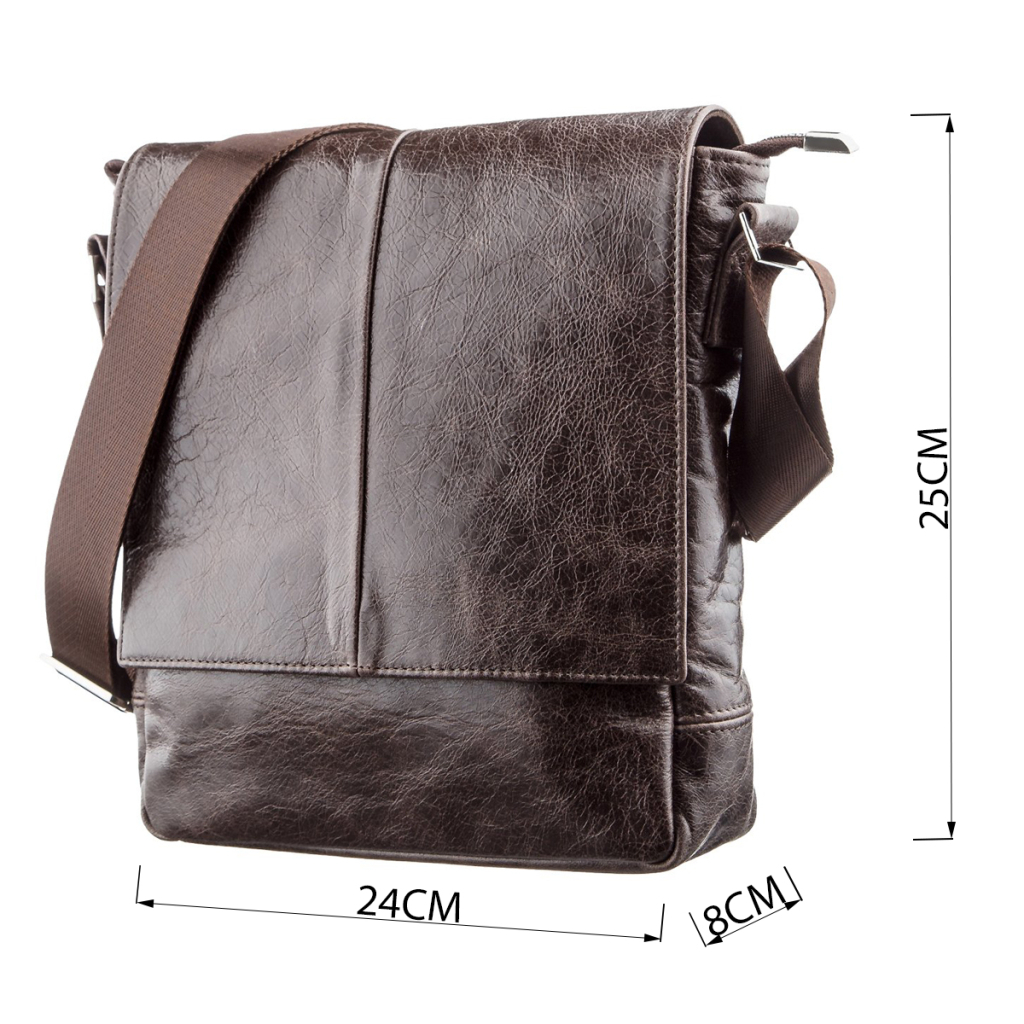 Сумка Shvigel Месенджер Коричнева (00795) - зображення 3