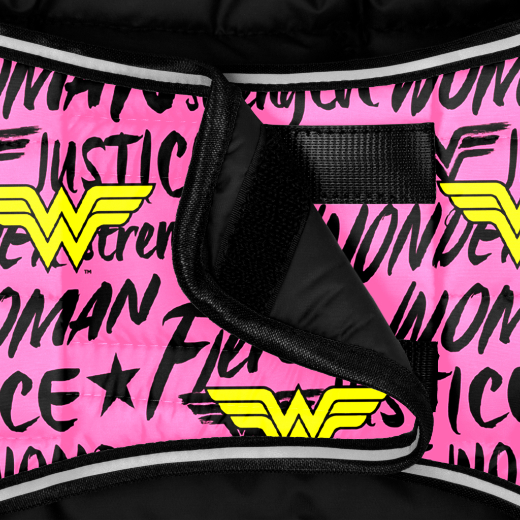 Курточка для тварин WAUDOG Clothes "Чудо-жінка в рожевому" M (504-4010) - зображення 3