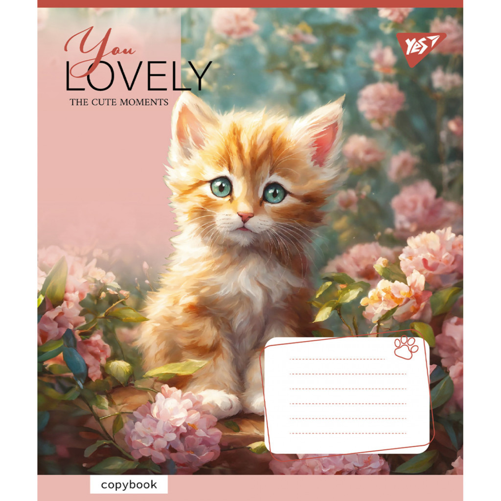 Зошит Yes You Lovely 12 аркушів лінія (766954) - зображення 2