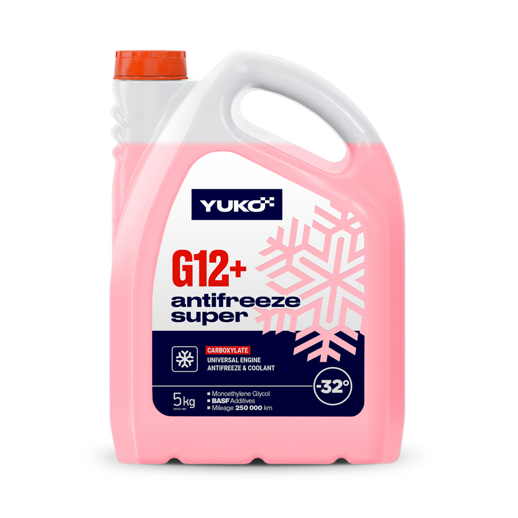 Антифриз Yuko -32 Super G12+ черв. 5л (4823110404430) - зображення 1