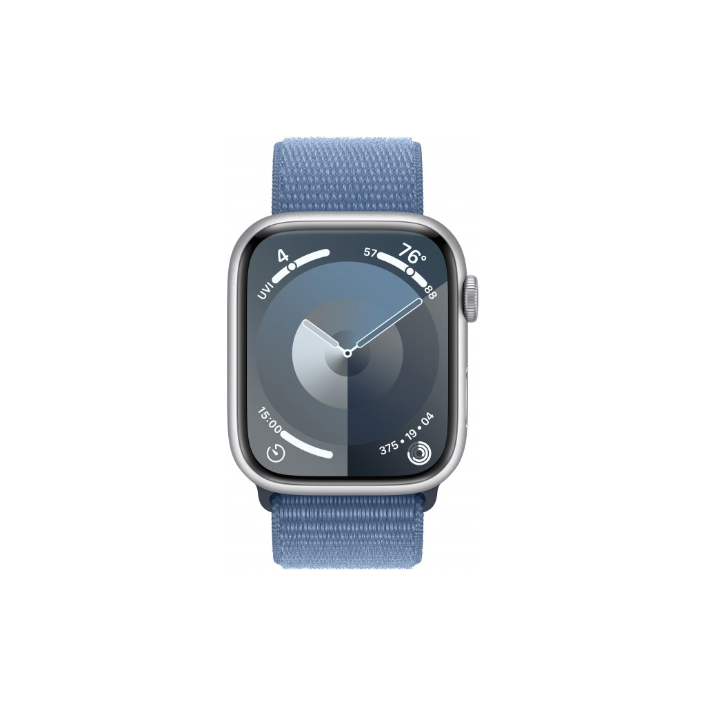 Смарт-годинник Apple Watch Series 9 GPS 45mm Silver Aluminium Case with Winter Blue Sport Loop (MR9F3QP/A) - зображення 2