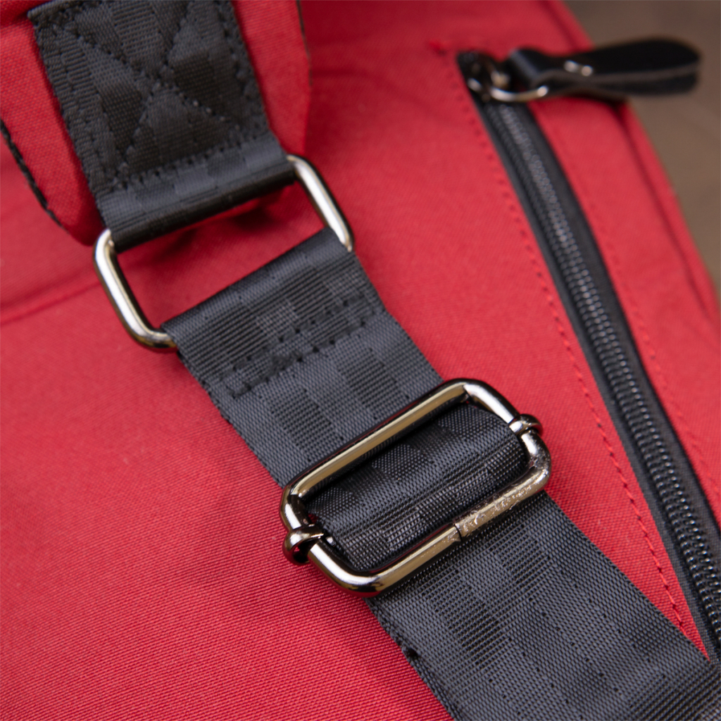 Сумка Vintage Через плече нейлон Червона (20629) - зображення 12