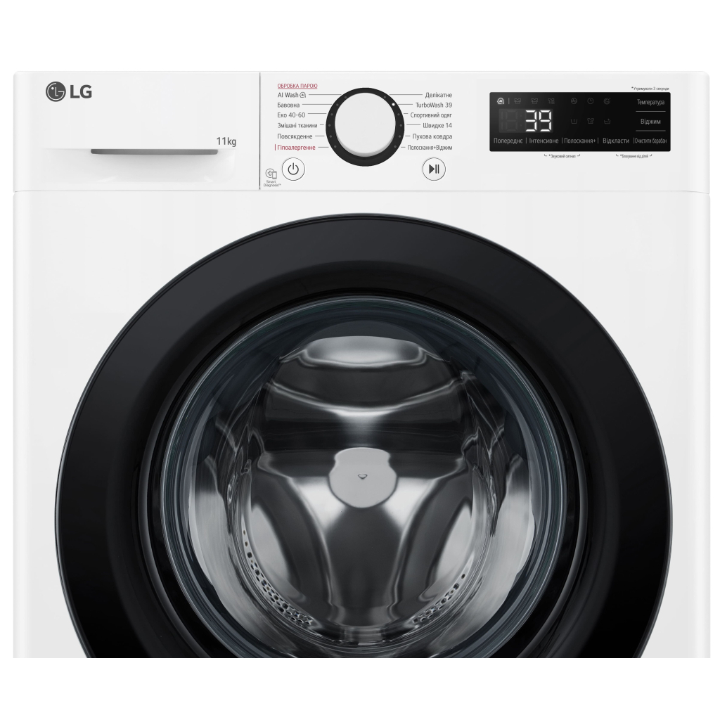 Пральна машина LG F4Y5ES6W - зображення 10