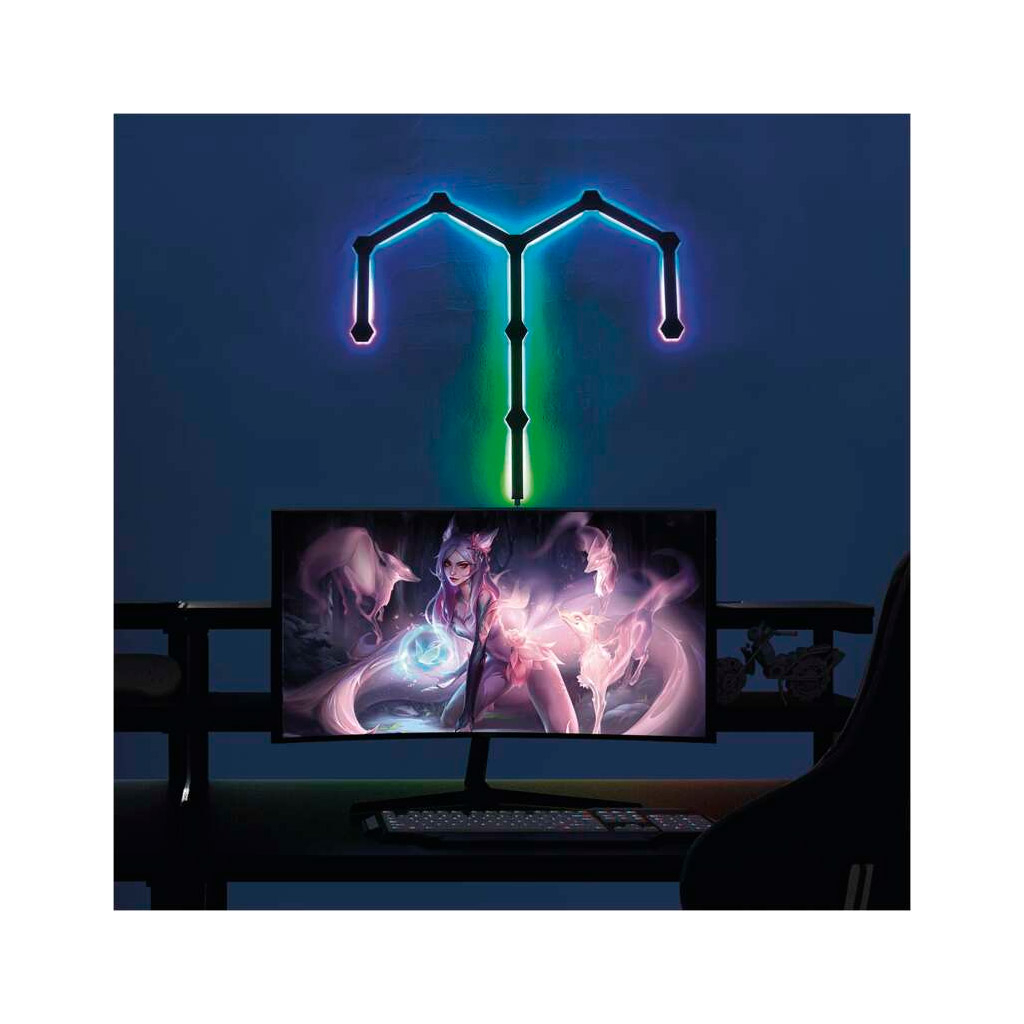 Світильник EMOS ZIW269R LINES 9шт. 34 Вт, RGBIC, WIFI black (ZIW269R) - зображення 12