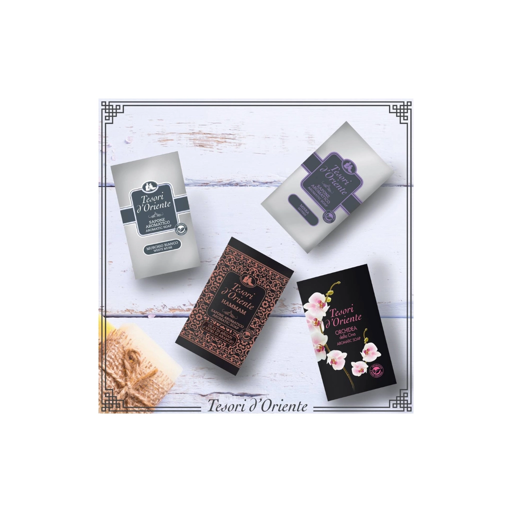 Тверде мило Tesori d'Oriente Китайська орхідея Парфумоване 125 г (8008970055190) - зображення 4