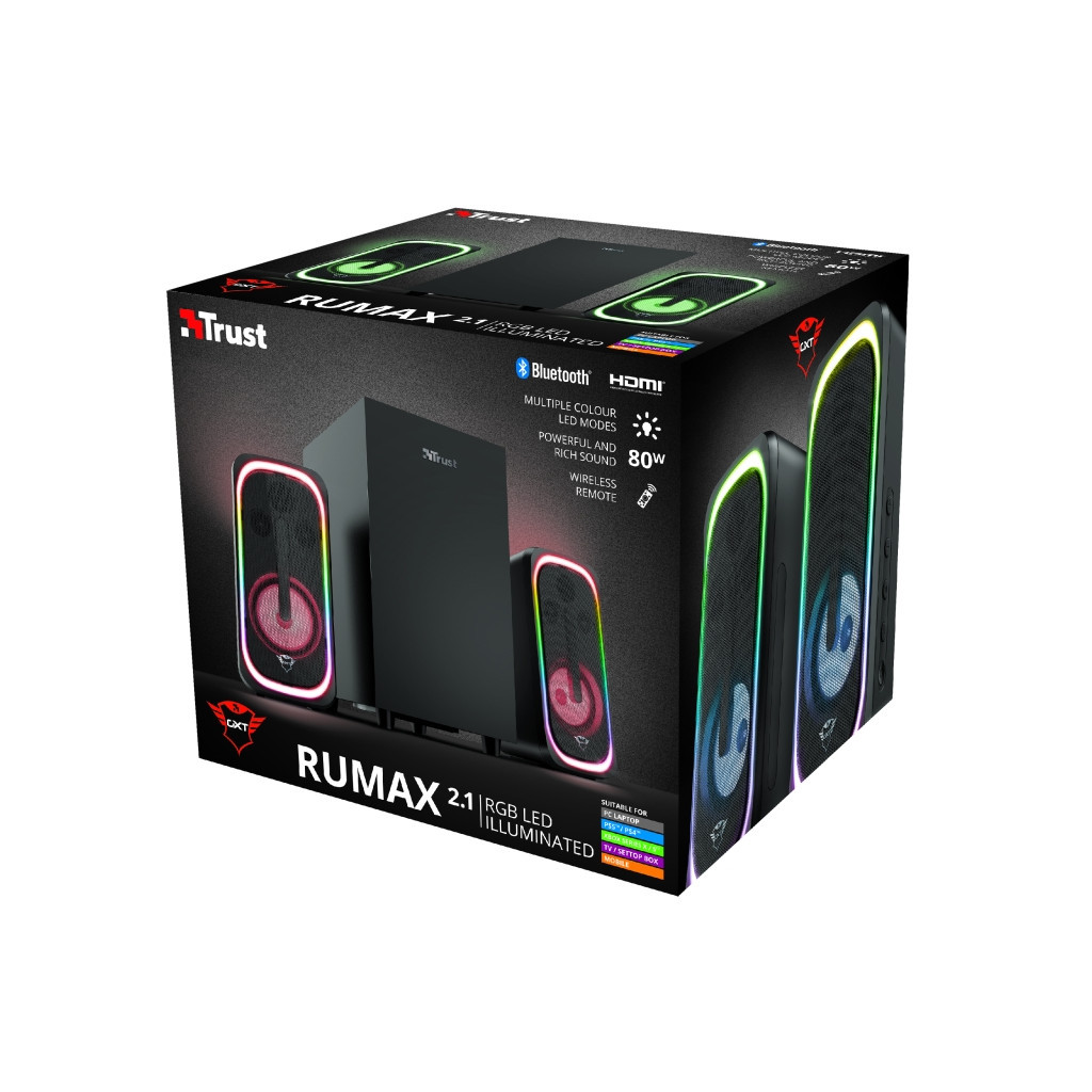 Акустична система Trust GXT 635 Rumax RGB Black (23927) - зображення 2
