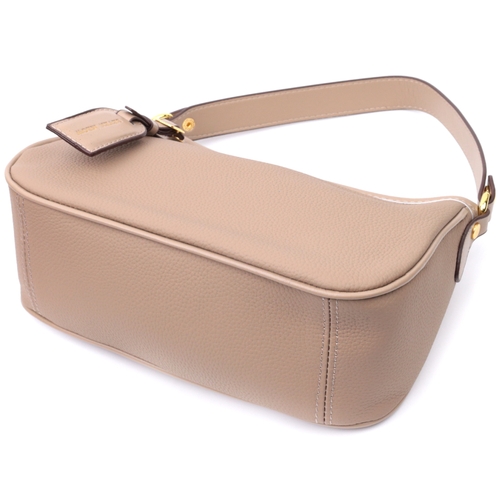 Сумка Vintage Жіноча з двома ручками із натуральної шкіри Бежева (22632) - зображення 5