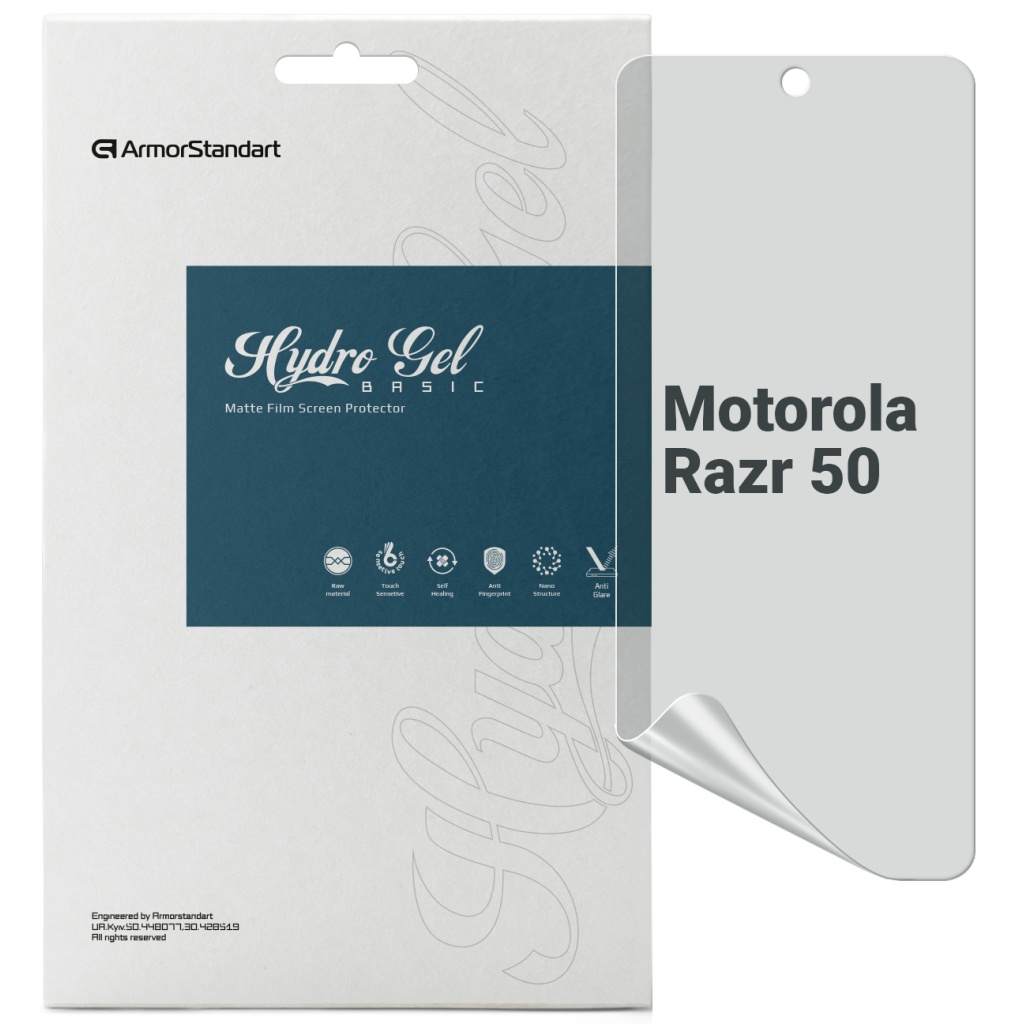 Плівка захисна Armorstandart Matte Motorola Razr 50 (ARM80029) - зображення 1