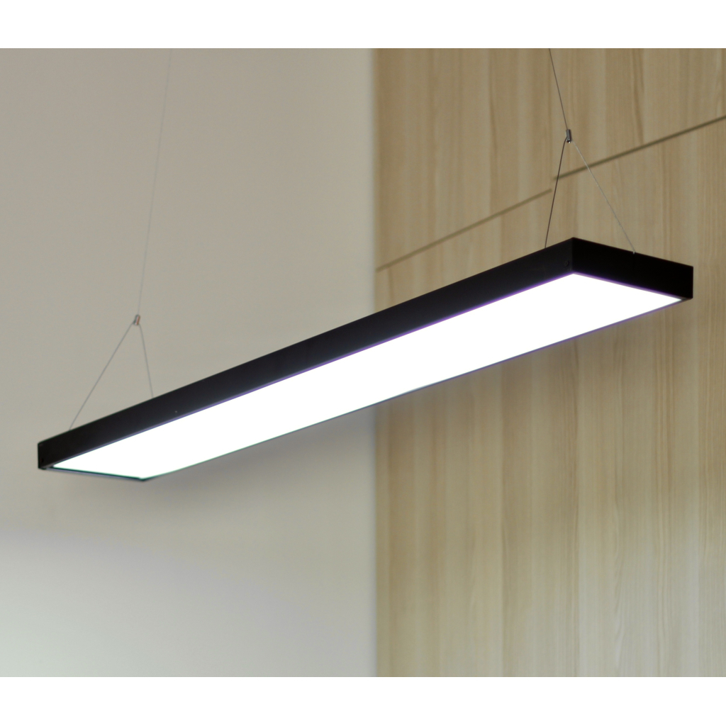 Світильник Євросвітло Sign-48 підвісний лінійний на тросах 48Вт 4200К чорний - изображение 6