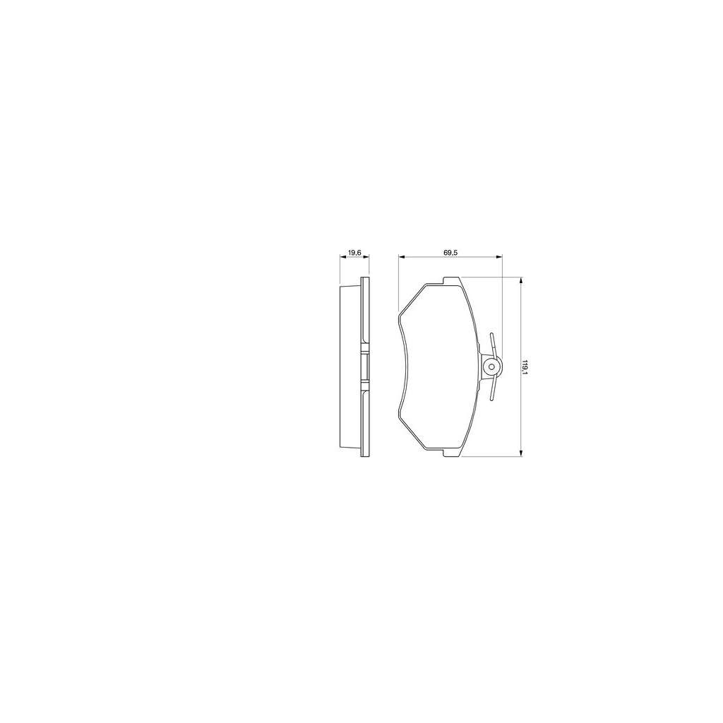 Гальмівні колодки Bosch 0 986 460 944 - зображення 7