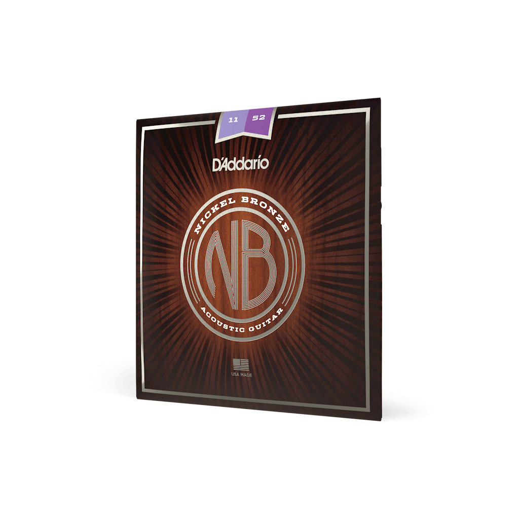 Струни для гітари D'Addario Nickel Bronze Custom Light (11-52) (NB1152) - зображення 4