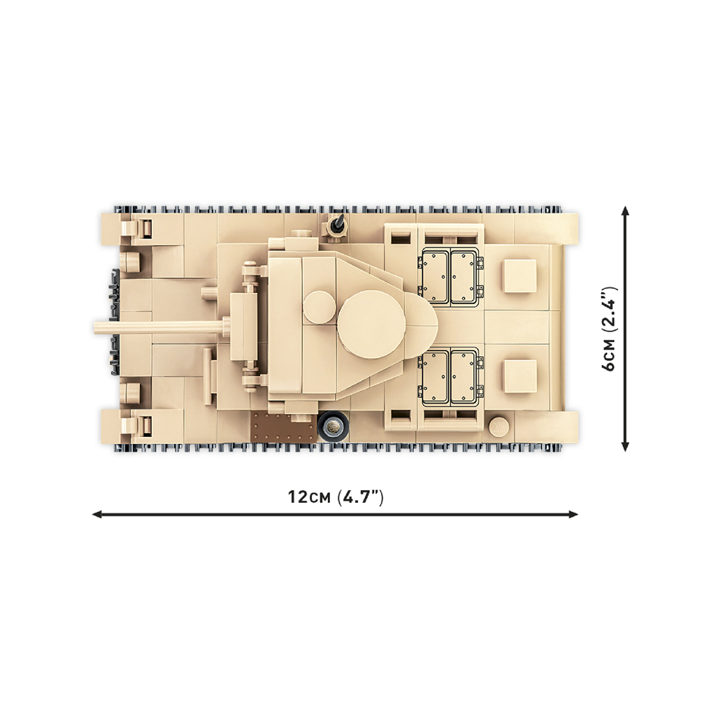 Конструктор Cobi Друга Світова Війна Танк Panzer III, 292 деталей (COBI-2712) - зображення 4