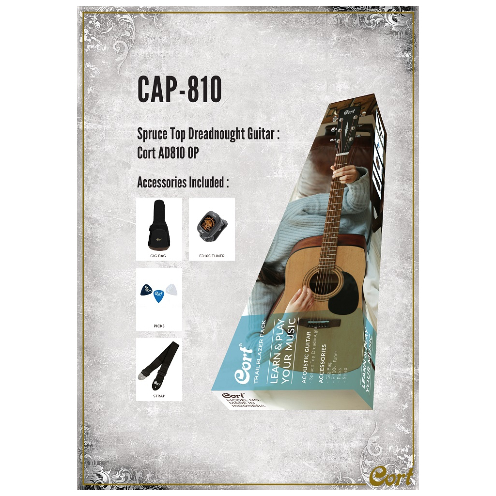 Гітара акустична Cort Trailblazer Pack Open Pore (CAP-810 OP) - изображение 5