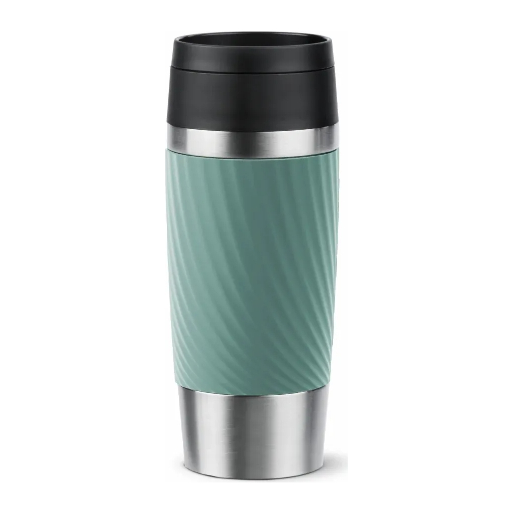 Термокружка Tefal Travel Mug Classic Twist, 360мл, нержавіюча сталь, зелений (N2024310) - зображення 1