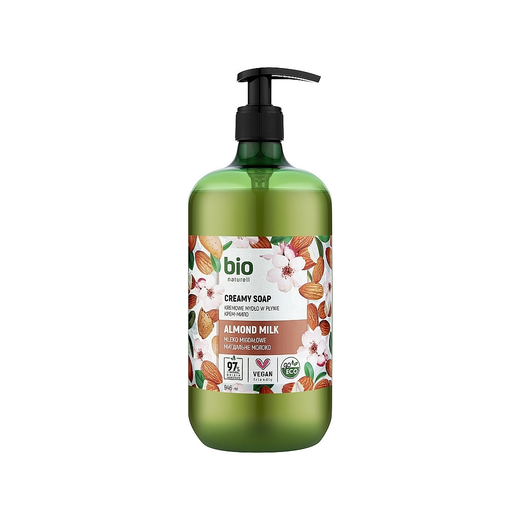 Рідке мило Bio Naturell Almond Milk Creamy Soap Мигдальне молоко 946 мл (4820168434426) - зображення 1