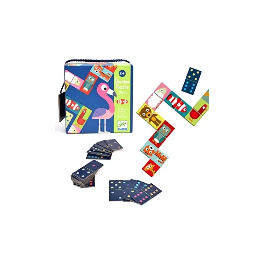Настільна гра Djeco Дитяче доміно. Склади тварину (DJ08165) - зображення 3