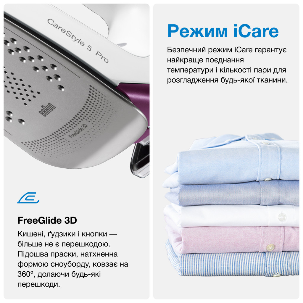 Парова станція Braun IS5155WH - зображення 4