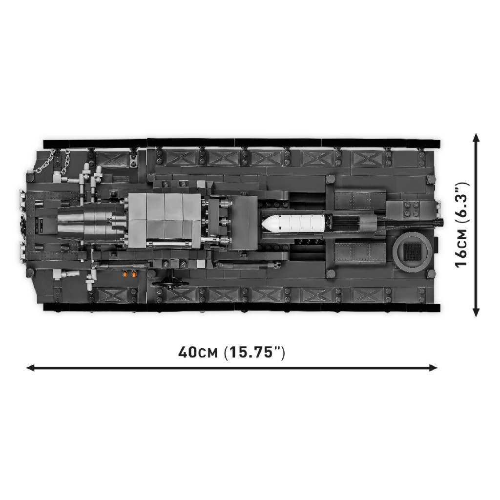 Конструктор Cobi Самохідна мортира Карл 1:28, 1574 деталей (COBI-2560) - зображення 7