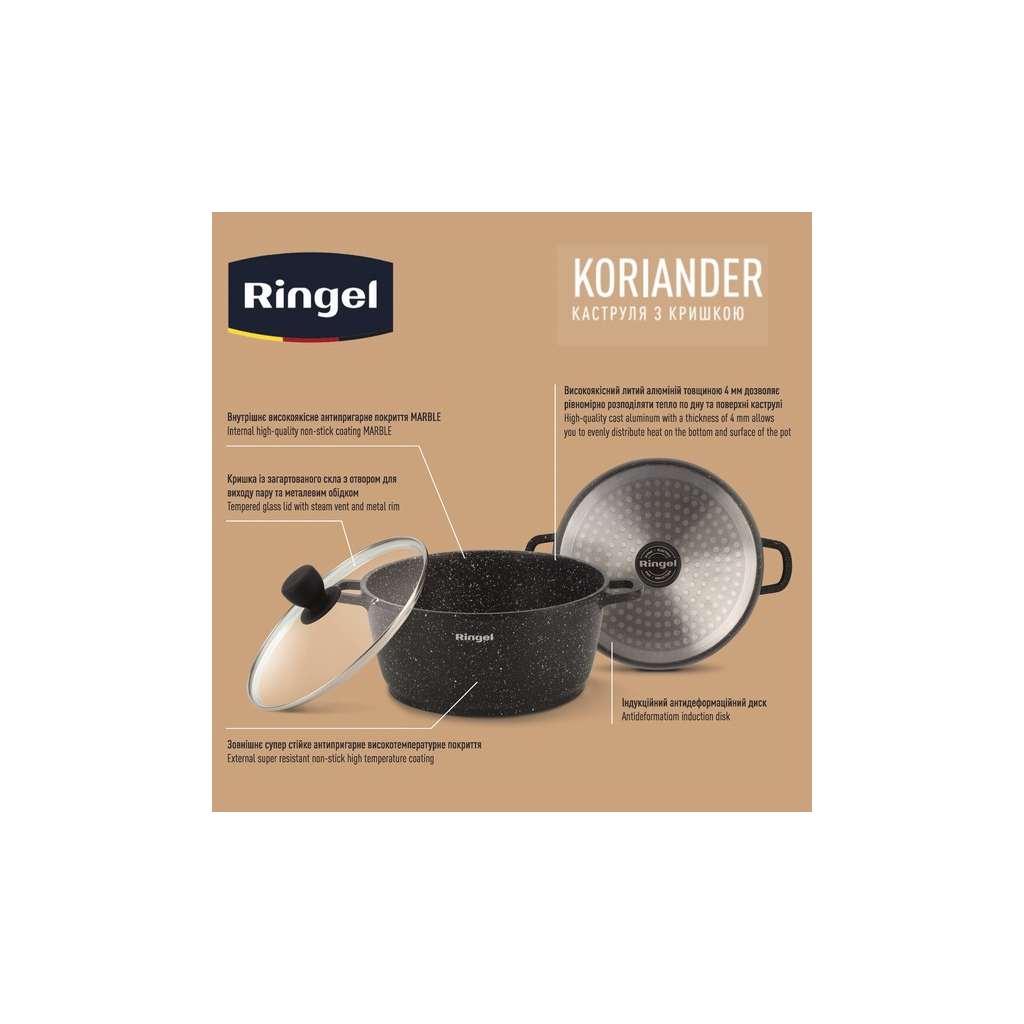 Каструля Ringel Koriander 2.4 л (RG-2107-20) - зображення 6