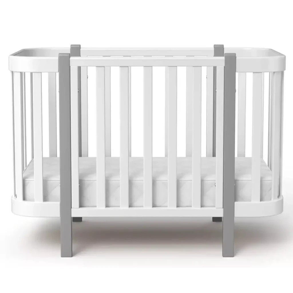 Ліжечко Angelo Magic біле (біло-сіре) 120х60 (12001) - зображення 1