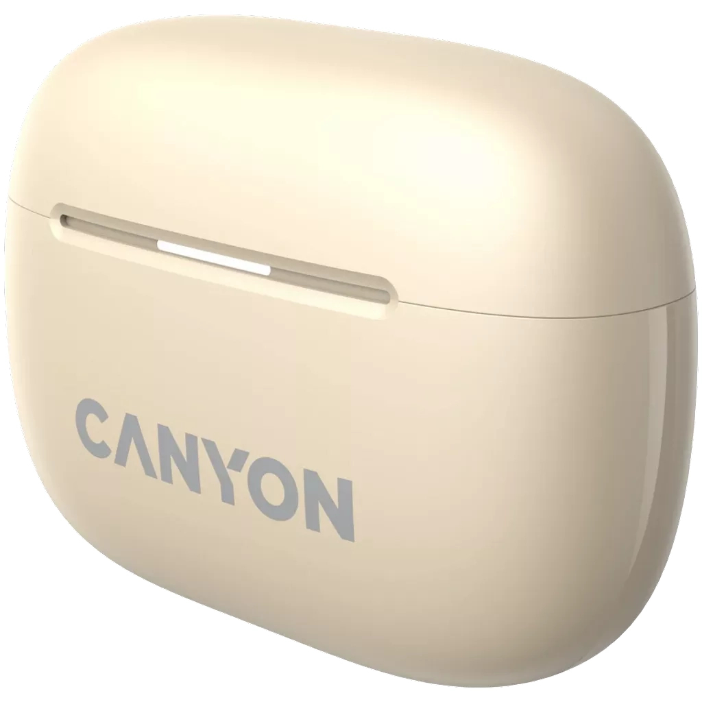 Навушники Canyon TWS-10 OnGo ANC ENC Beige (CNS-TWS10BG) - зображення 6