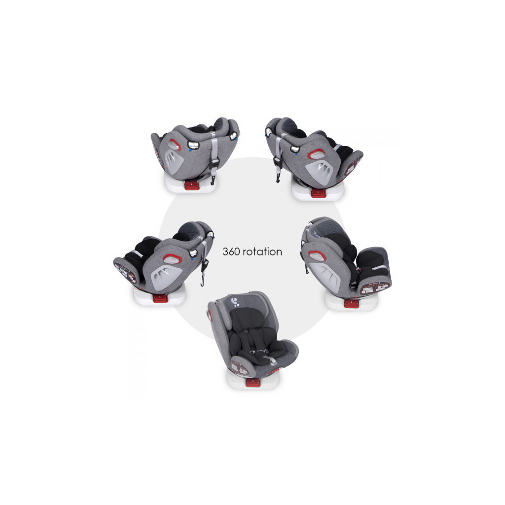 Автокрісло Bertoni/Lorelli Roto Isofix 0-36 кг Black - зображення 7