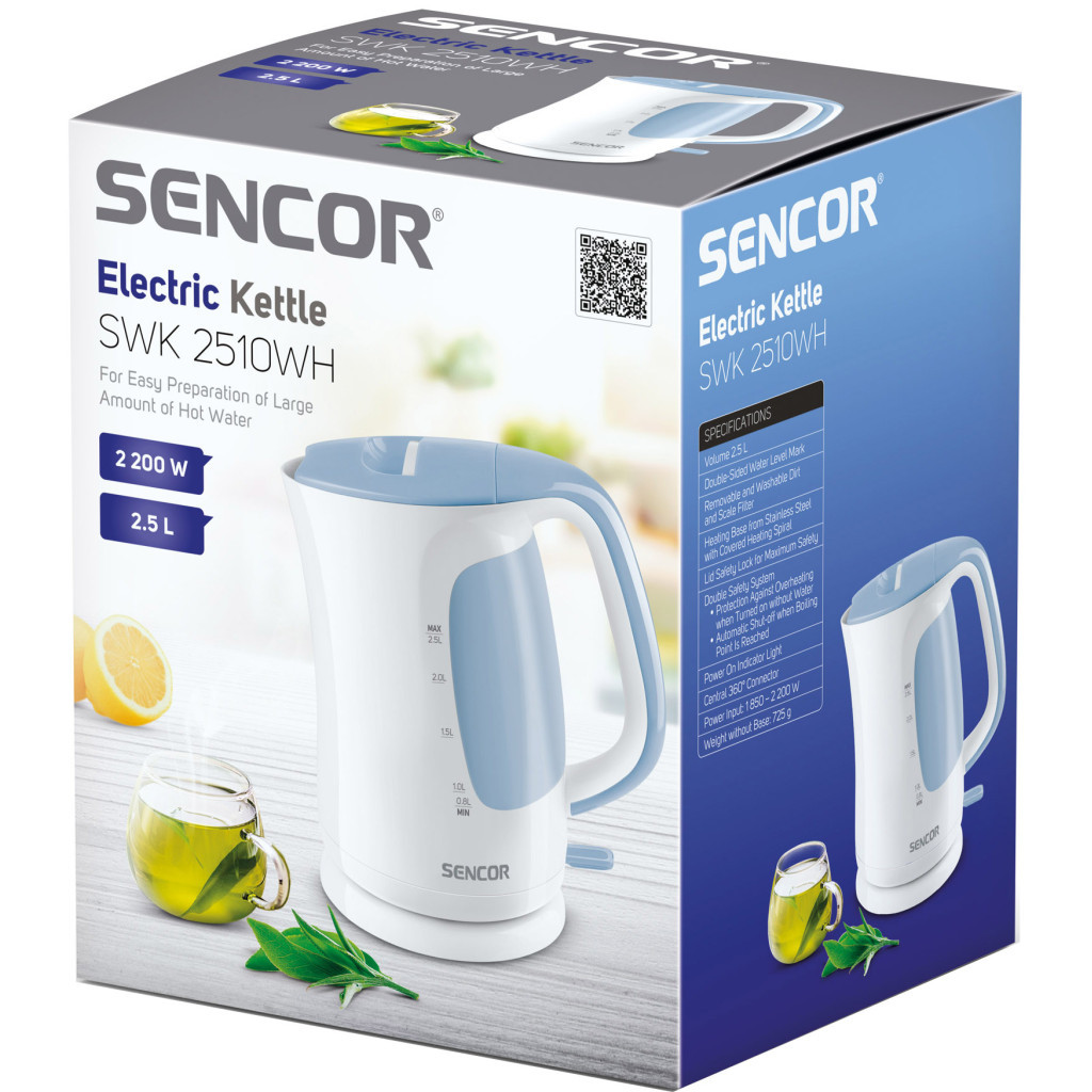 Електрочайник Sencor SWK 2510 WH (SWK2510WH) - зображення 11