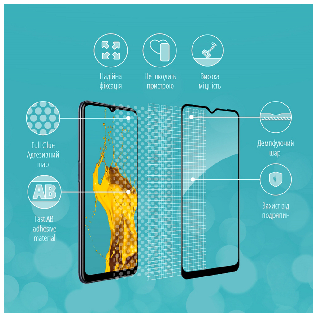 Скло захисне Piko Full Glue Oppo A55 5G (1283126522123) - зображення 4