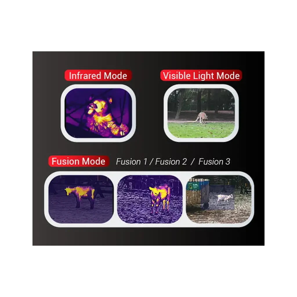 Монокуляр Guide тепловізійний/цифровий TL450 3,2-12,8x50 400х300@12μm з далекоміром (TL450) - зображення 5