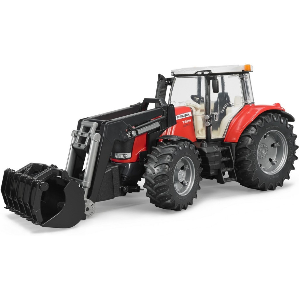 Спецтехніка Bruder Massey Ferguson 7624 з переднім навантажувачем 1:16 (03047) - зображення 1
