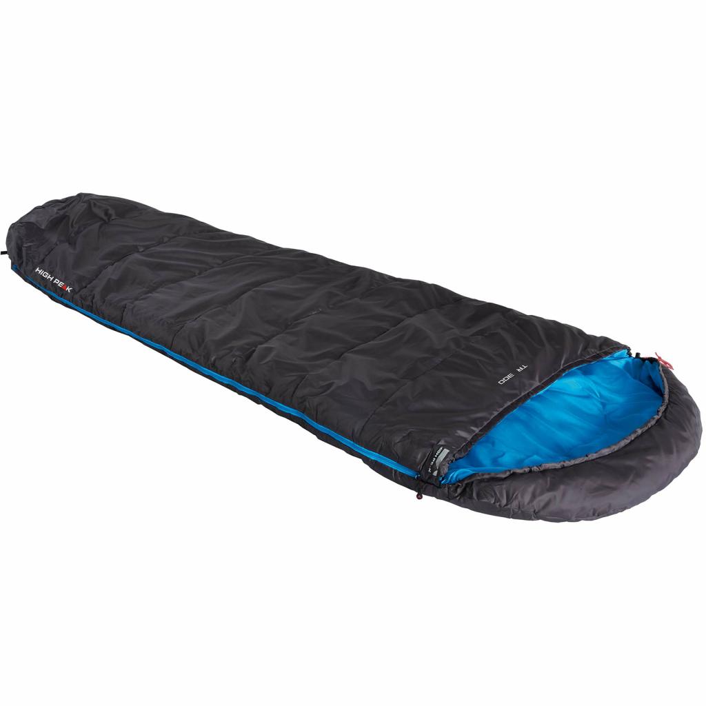 Спальний мішок High Peak TR 300 0C Anthra/Blue Right (928925) - зображення 1