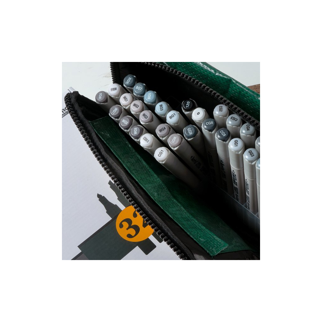 Художній маркер Arrtx Спиртові Oros ASM-03GY 32 кольори, сірі відтінки (LC302543) - зображення 4