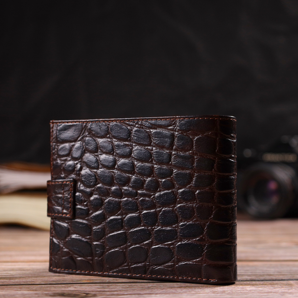 Гаманець Canpellini З натуральної шкіри Коричневий (21888) - зображення 9