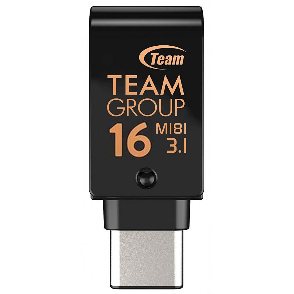USB флеш накопичувач Team 16GB M181 Black USB 3.1/Type-C (TM181316GB01) - зображення 5