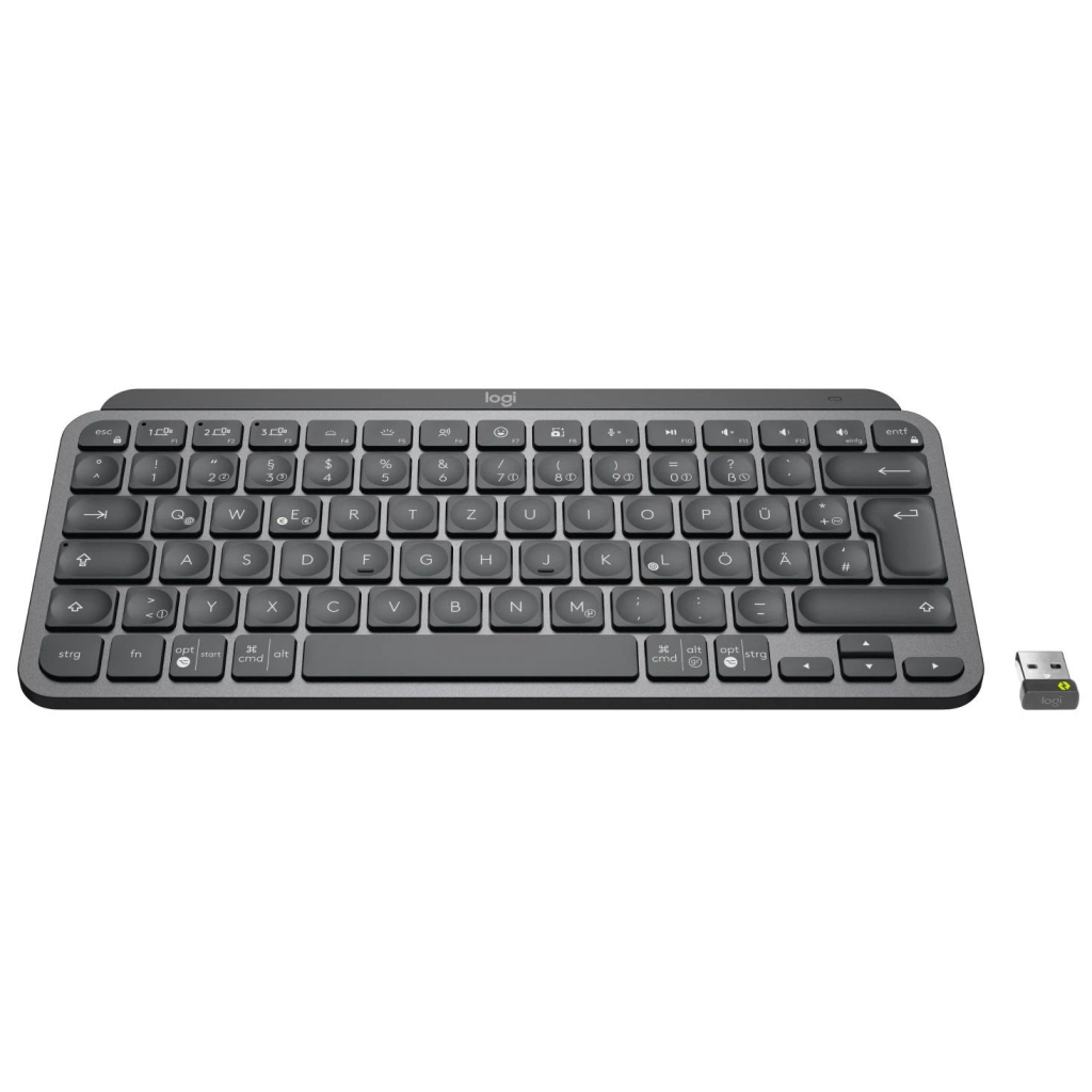 Клавіатура Logitech MX Keys Mini For Business Wireless Illuminated UA Graphite (920-010608) - зображення 2