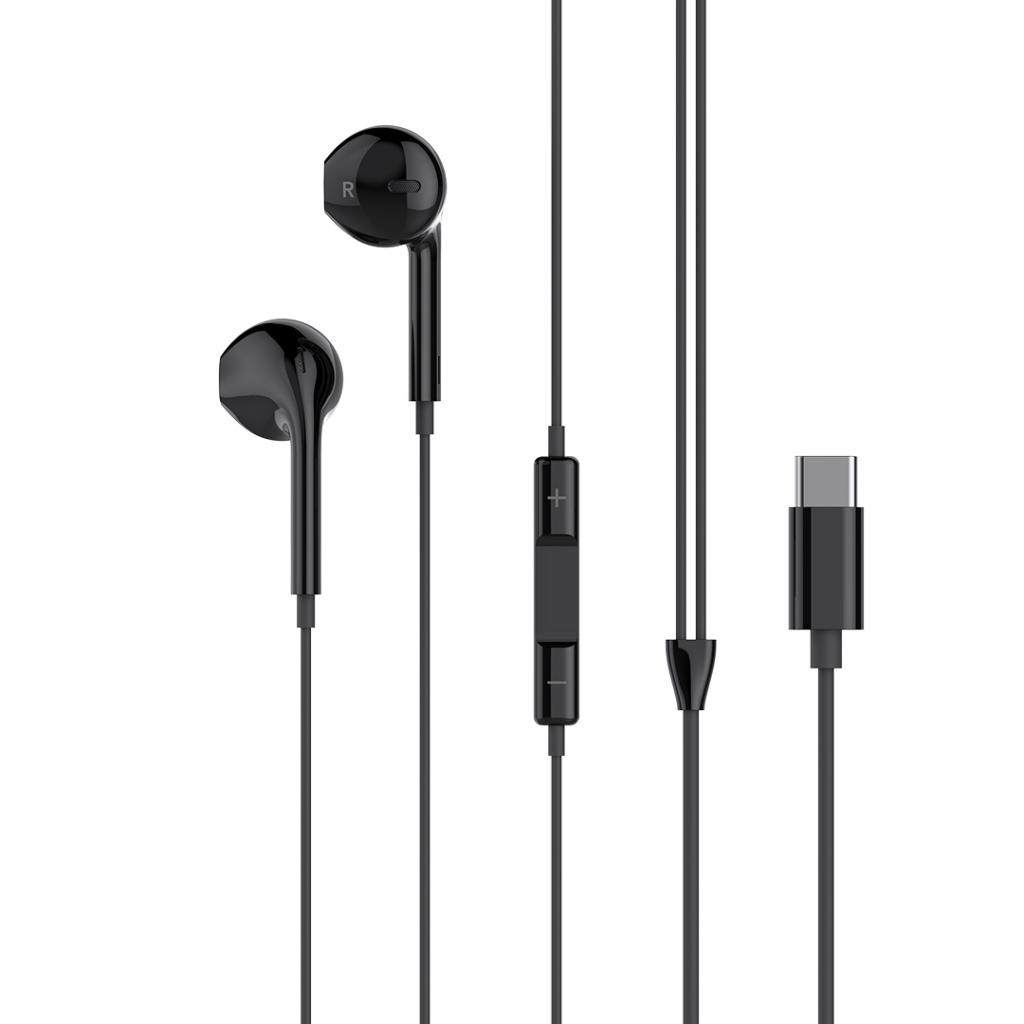 Навушники XO EP72 Type-C Black (XO-EP72BK) - зображення 1