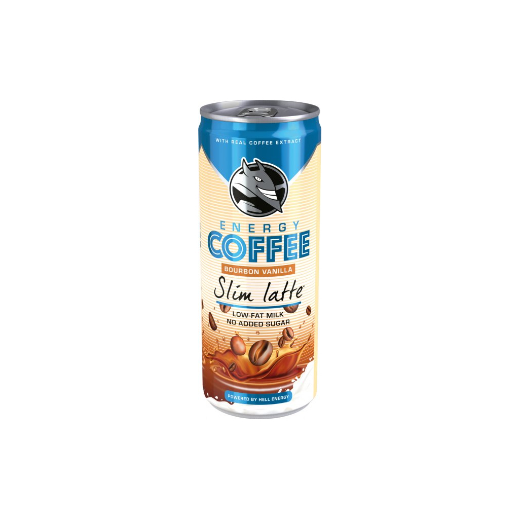Холодна кава Hell Energy Coffee Slim Latte 250 мл (5999860497080) - зображення 1